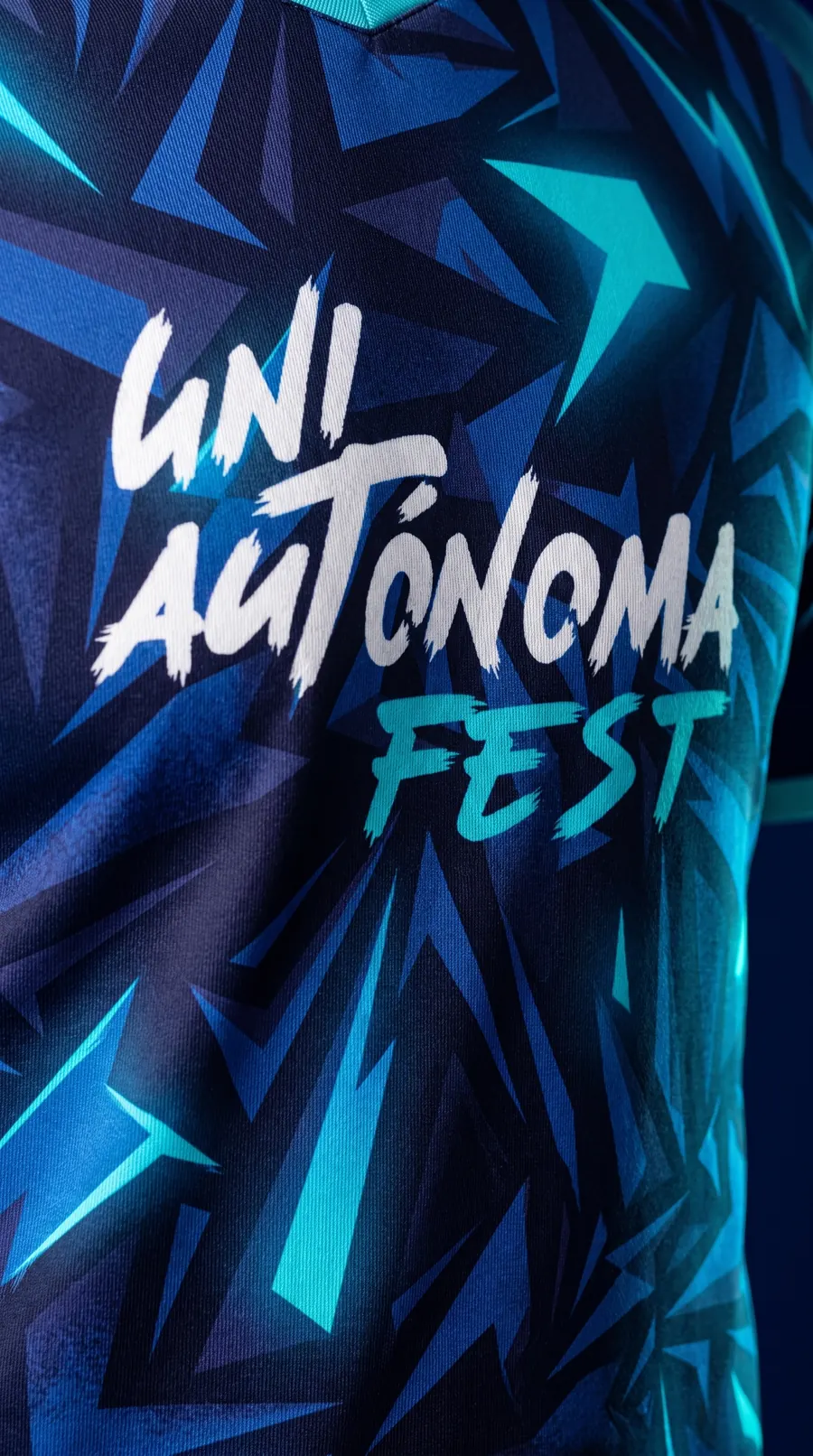 Detalle del frente con el logo del Fest